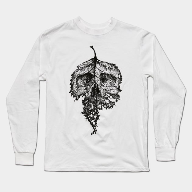 Dead Leaf Long Sleeve T-Shirt by Moutchy